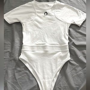 Women’s Marine Serre cotton body suit .